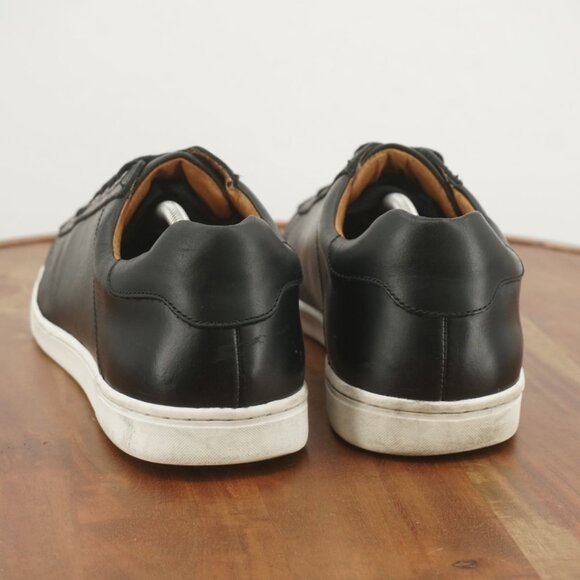 F#71 Vionic Baldwin Mens Sneakers Lace Up Shoes Black Leather Size 12 - Picture 5 of 12